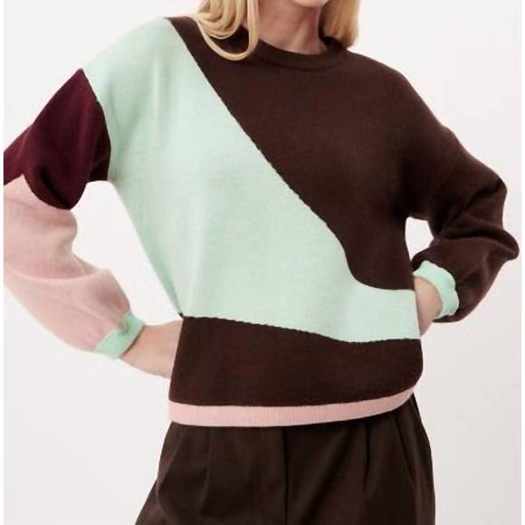 NEW FRNCH mariko sweater in chocolat - Picture 2 of 3